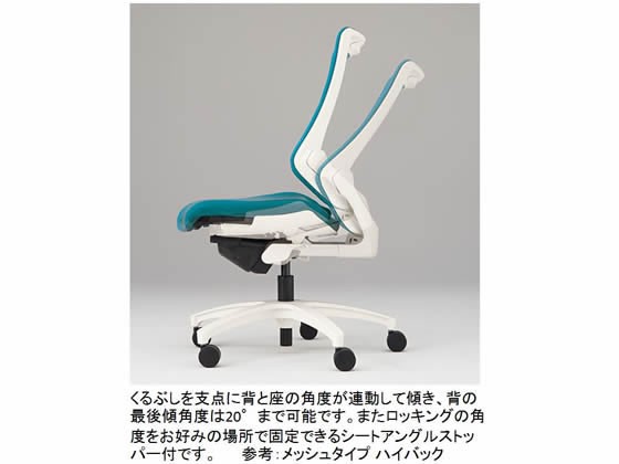 イトーキ エフチェア 布張 ハイバック 可動肘 本体黒 アイビー イトーキ エフチェア 布張 ハイバック 可動肘 本体黒 アイビー