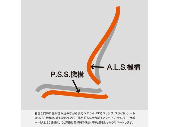イトーキ スピーナチェア レザー ヘッド付 本体アルミ T型肘 ブラックの通販は
