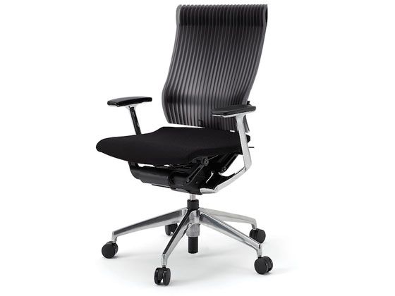 イトーキ スピーナチェア エラストマー 本体アルミ T型肘 グレーの通販は