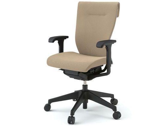 イトーキ コセールチェア ハイバック 樹脂脚 可動肘 イエロー背裏ライトグレーの通販は