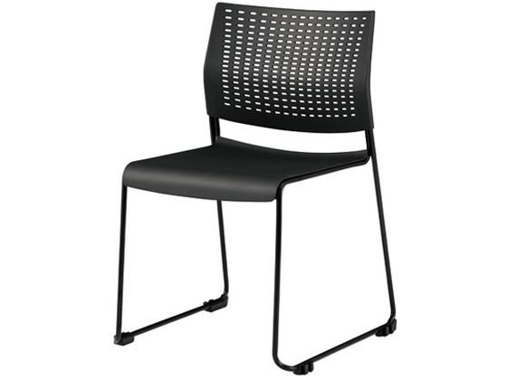 オカムラ ケッテ チェア プレーン ブラックフレーム ブラックシェル 8105XA G721