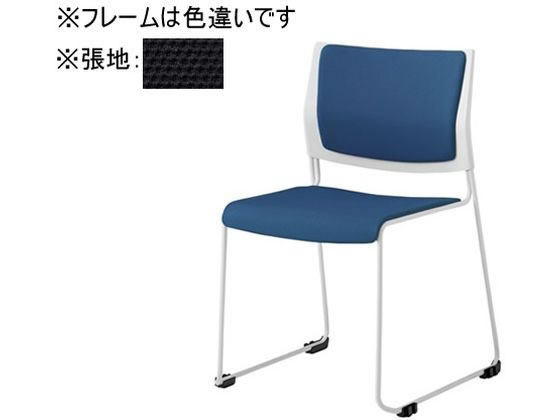 オカムラ ケッテ チェア 背座パッド シルバーフレーム ホワイトシェル ブラックの通販は