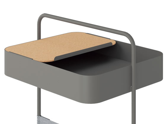 オカムラ ヴィヴァン カート専用コルクトレー グレージュ 8TFTC1 ZH16の通販は