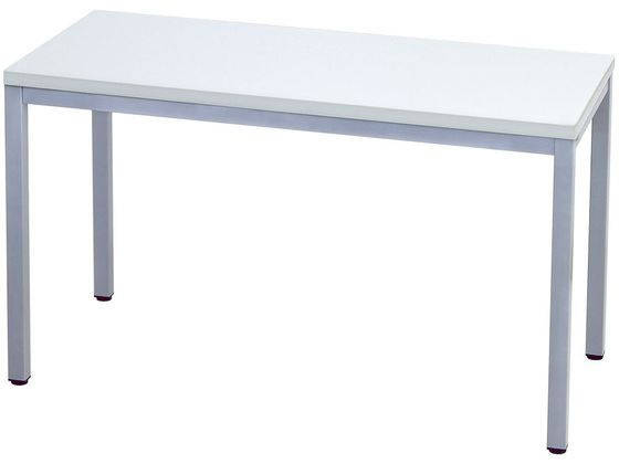 Netforce 会議テーブル W1200 シルバー×ホワイト GLM-1260-SVWHの通販は 12,599円
