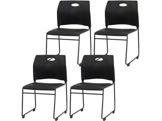 鞍馬チェアR/SSS-4867R ブラック