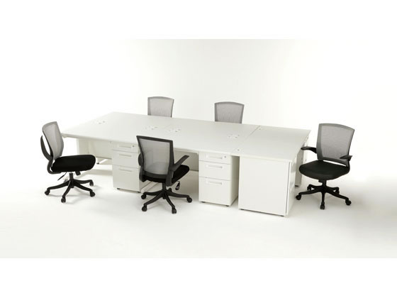 イノウエ 平机 W1000 ナチュラル×ブラック GSH-B107-NAの通販は