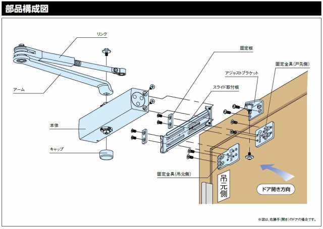 SALE／55%OFF】 リョービ 取替用ドアクローザー S-203 スタンダードタイプ シルバー