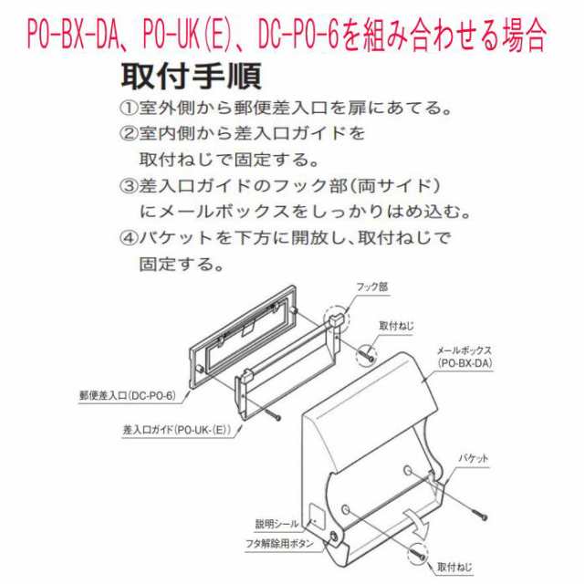 オープニングセール】 ドア用ポスト PO-BX-AT 中西産業 郵便受け