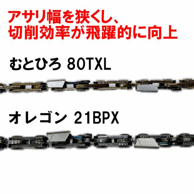 むとひろ ソーチェーン 80TXL-26E 対応 3本入 マキタ MUC100D MUC101D