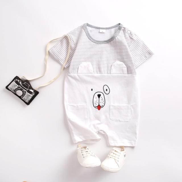 半袖ロンパース 半袖 肌着 男の子 女の子 カバーオール 夏 外出着 キッズ 子供服 ベビーウェアロンパース 子供用 かわいい の通販はau Pay マーケット Qsshop