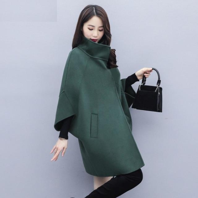 ケープコート レディース ケープジャケット ポンチョコート 大きいサイズ 無地 ミドル丈 防寒 ゆったり 体型カバー 大人可愛い カジュアの通販はau Pay マーケット Like Home