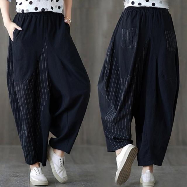 サルエルパンツ レディース 冬 春 40代 大きいサイズ ブラック 楽ちん イージーパンツ ロング丈 ウエストゴム ゆったり カジュアル シンの通販はau Pay マーケット Like Home