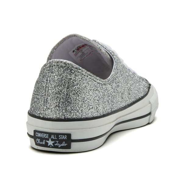 silver baby converse