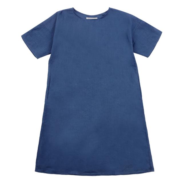 麻のゆったりルームワンピース 送料無料 自然素材 天然抗菌 吸湿放散 消臭 涼感 涼しい 酷暑に