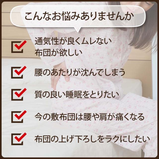 出雲の敷き布団 B-AIR PRO ダブル_1
