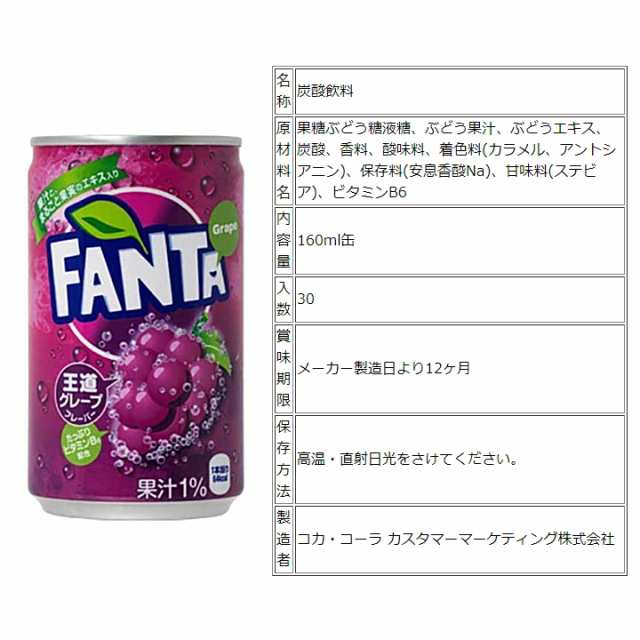 よりどり】160ml缶 セット 合計 60本(30本×2ケース) コカ・コーラ社製品 選り取りセット 送料無料 コカコーラ カナダドライ ファンタ  の通販はau PAY マーケット - ちばや | au PAY マーケット－通販サイト