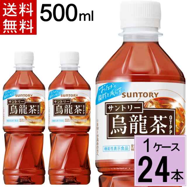 サントリー 烏龍茶 500mlペットボトル×24本入×(2ケース)｜ 送料無料