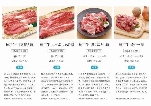 神戸牛 特選 カタログギフト 5000円コース 送料無料 ギフト券 御歳暮 引き出物の通販はau Pay マーケット 神戸牛専門店 辰屋