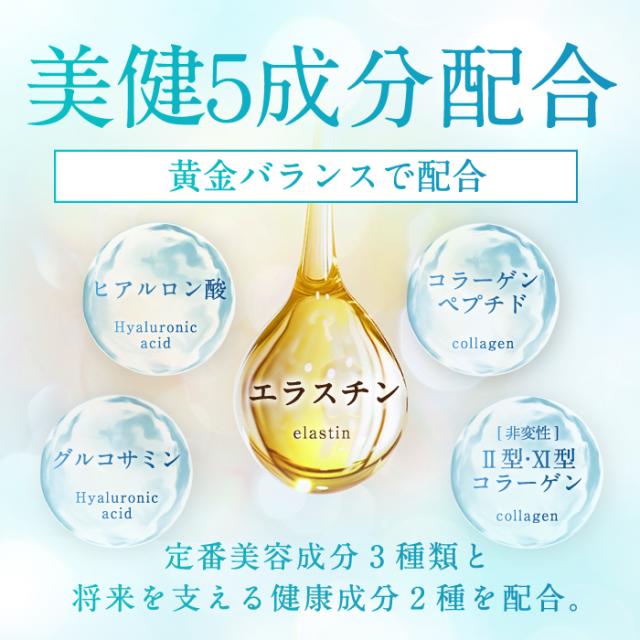 プロテオグリカン【国内製造】『肌髪膝 31粒 6個セット』　国内製造 関節痛 プロテオグリカンコラーゲン エラスチン_9