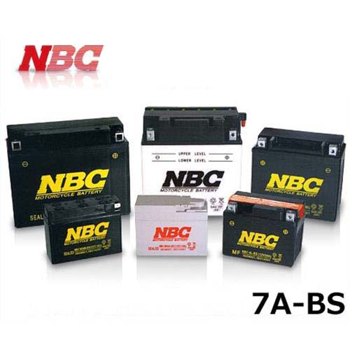 NBC バイク用バッテリー GEL 7A-BS (高性能密閉 MF GEL)の通販は 6,440円