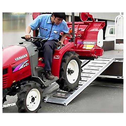 アルミス アルミブリッジ 2本セット ABS-240-40-1.2 (240cm/40cm/幅1.2トン)の通販は