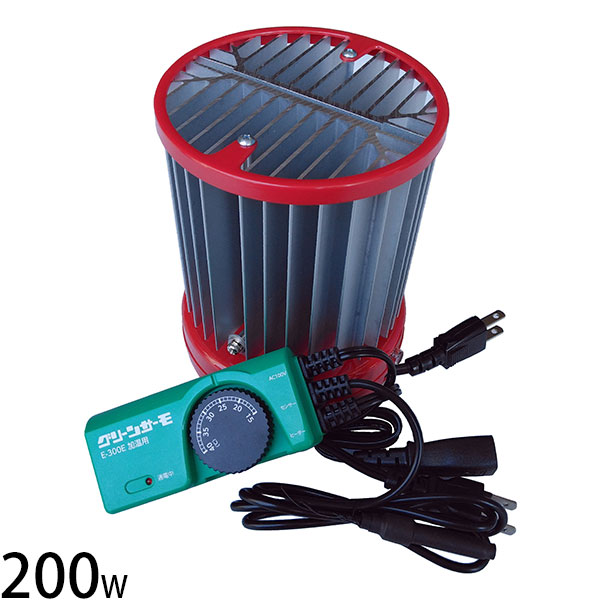 昭和精機工業 パネルヒーター 200W サーモスタット付 SPE-200