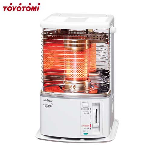 トヨトミ 石油ストーブ シングル燃焼 RS-H2924(W) (ホワイト/キャリングハンドル付き)