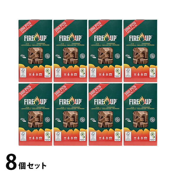 ファイヤーアップ 着火剤 100個入×8箱セット 545003の通販は 10,800円