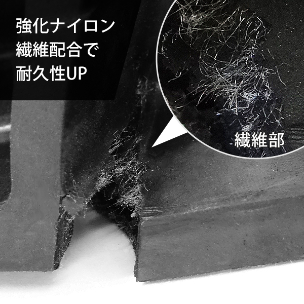 段差プレート 10cm段差用 高品質天然ゴム使用 幅 60cm ストレート3個＋コーナー2個セット [段差解消スロープ 段差スロープ 段差 ステップ]_6