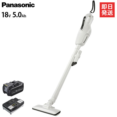 パナソニック 工事用充電クリーナー 18V 5.0Ah EZ37A3LJ1G-W (白)