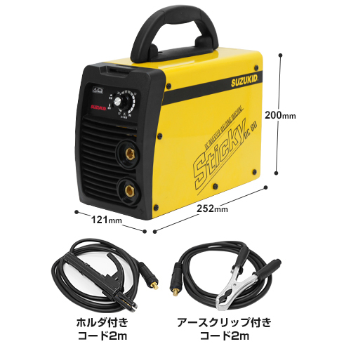 スズキッド 直流インバーター溶接機 Sticky80 ネット限定モデルの通販はau Pay マーケット ミナトワークス