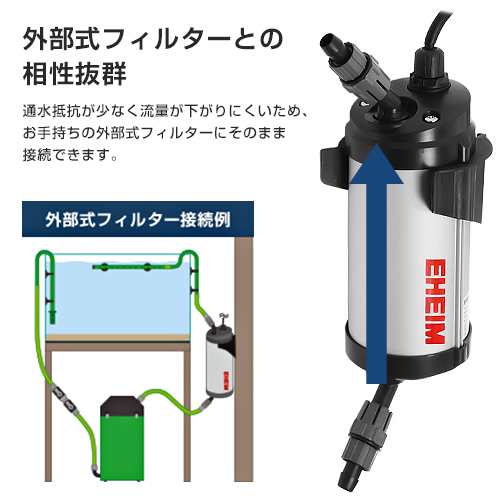 エーハイム リーフレックスUV殺菌灯 500 (適合水量300〜500L/淡水