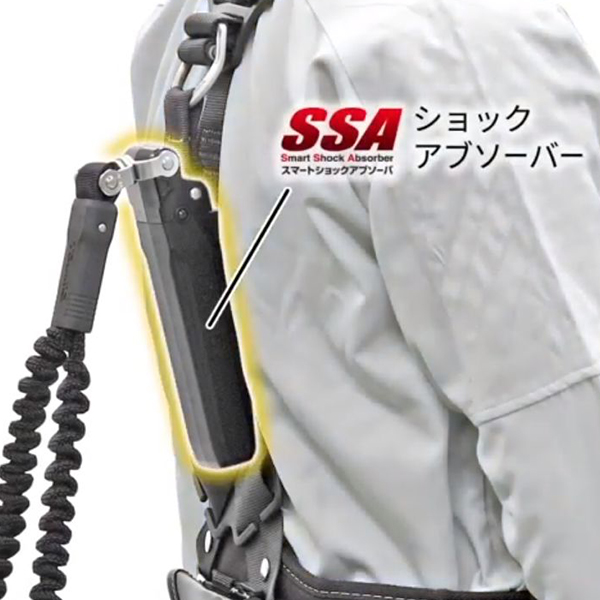 タジマ ハーネスGS 白 Lサイズ＋蛇腹ダブルL2セット A1GSLJR-WL2WH (堕落制止用器具適合品/新規格)_5