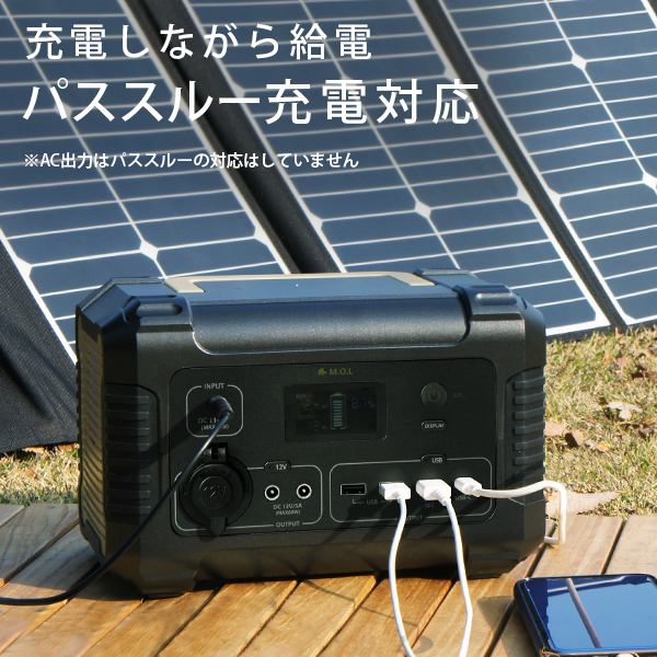 新品M.O.L ポータブル電源 MOL-P560 M.O.L ポータブル電源 MOL-P560 (562Wh／156000mAh) ｜ すべての