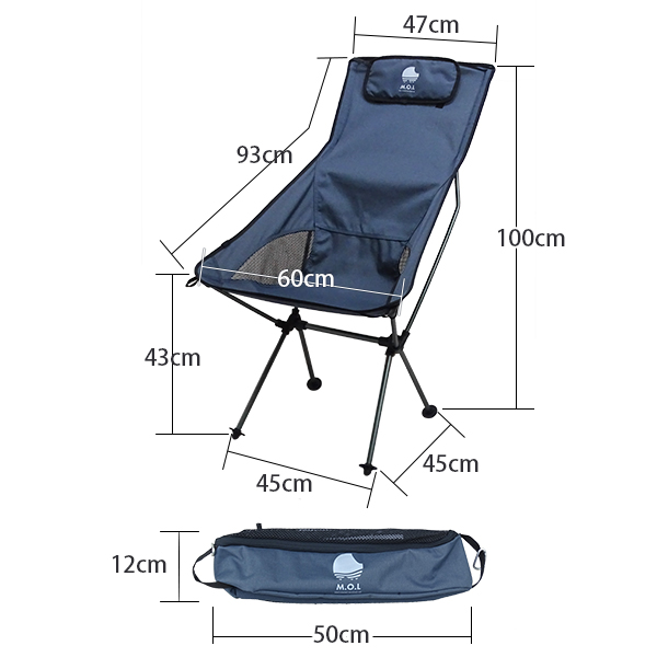 M.O.L 極厚&軽量 アウトドアチェア L 2個セットの通販はau PAY