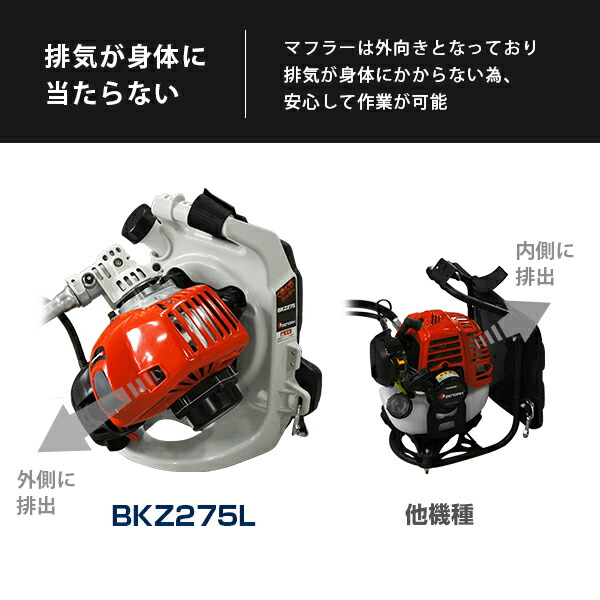 ゼノアbkz275草刈り機 ゼノア BKZ275 くるくるカッター 【エンジン本体
