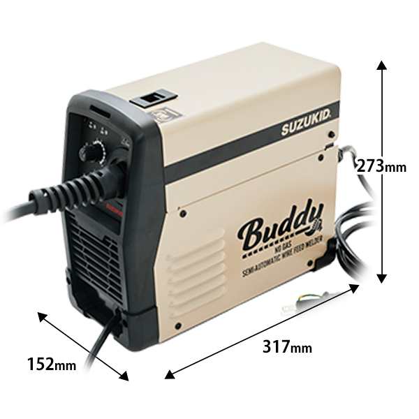 スズキッド インバーター半自動溶接機 Buddy80 SBD-80SB＋専用ワイヤー付き (サンドベージュ ネット限定モデル/100V)の通販はau  PAY マーケット ミナトワークス au PAY マーケット－通販サイト