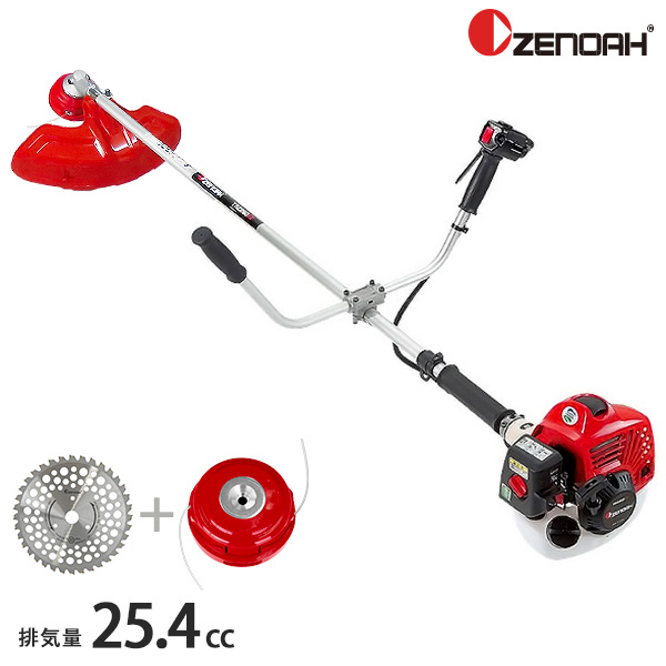 ゼノア 草刈り機 エンジン式 TRZ265W-NC ナイロンカッター＋チップソー付き