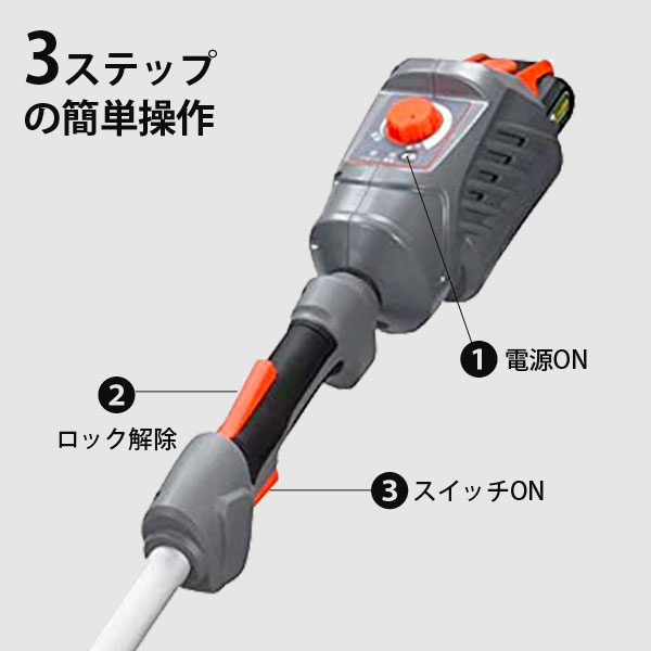 工進 充電式草刈機 18V スマートコーシン SBC-1825LB ループハンドル_2