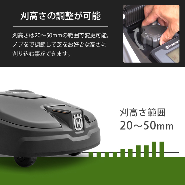 【メンテ1回無料】ハスクバーナ ロボット芝刈り機 オートモア 315 Mark ?＋設置キットM＋GPSモジュールセット の通販は