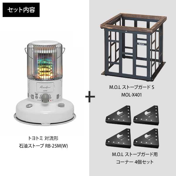 ストーブガード S MOL-X401 (対応機種：トヨトミ RB ML RR RL) [MOL