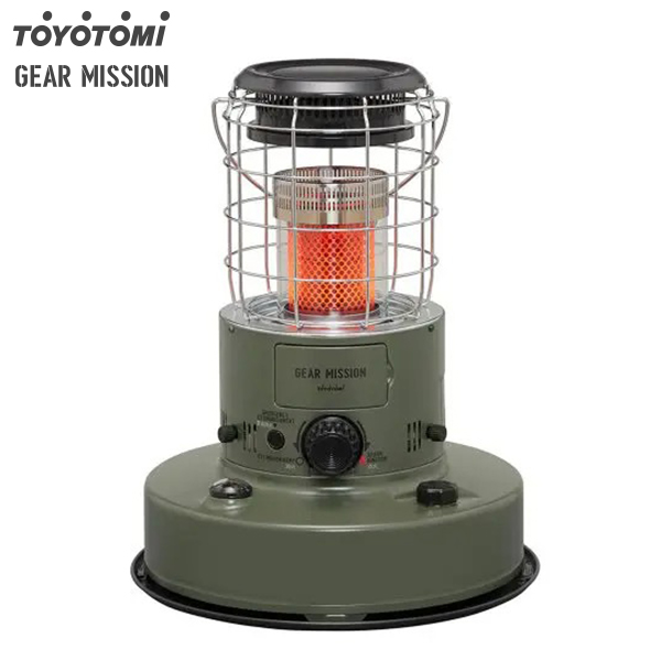 トヨトミ 赤熱対流形 石油ストーブ RR-GER25(G) オリーブ