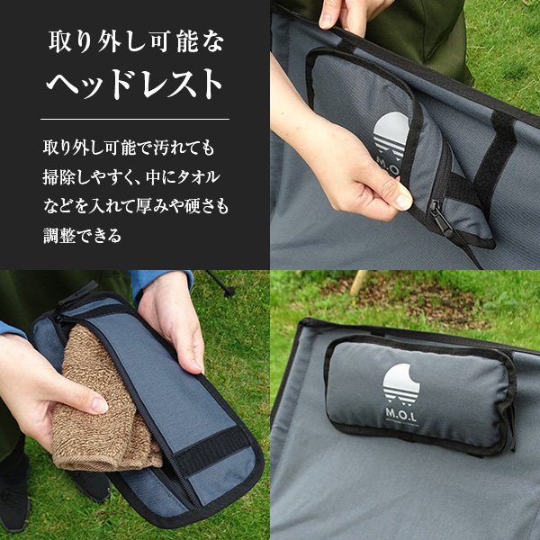 M.O.L 極厚&軽量 アウトドアチェア L 2個セット_5