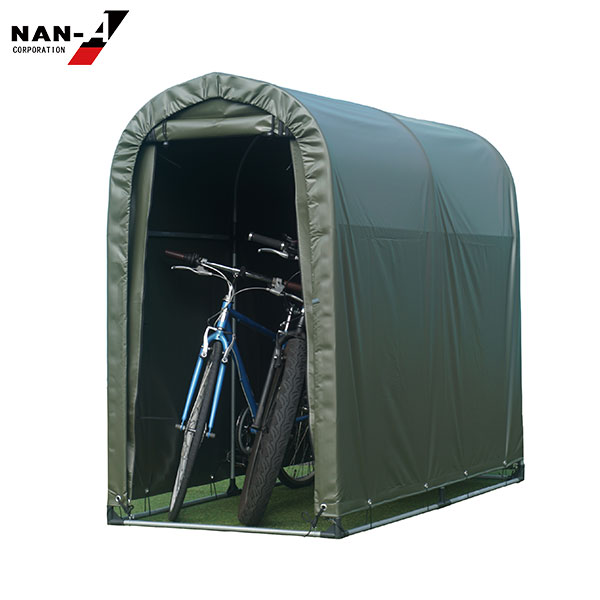 サイクルハウス 2台用 ARMY (本体一式)