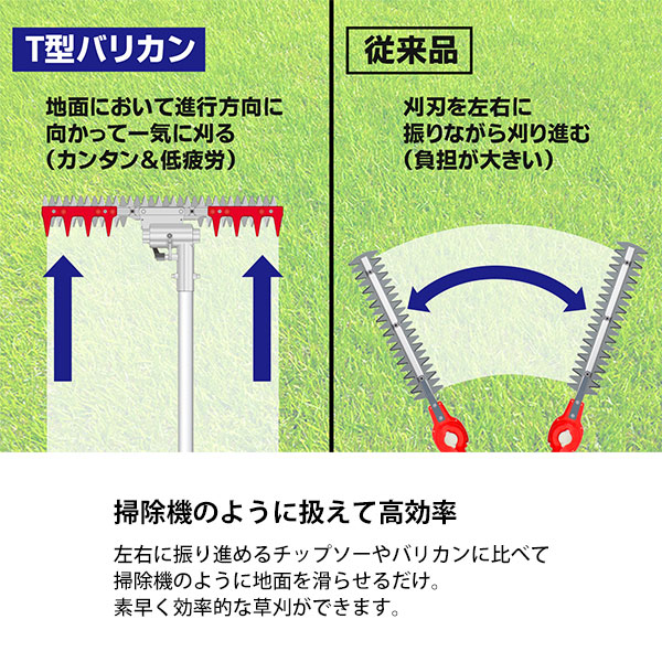 【新品・未開封】ニシガキ T型バリカン N-855 刈幅500mm Amazon | ニシガキ工業 T型バリカン500 N-855 石 障害物 飛散