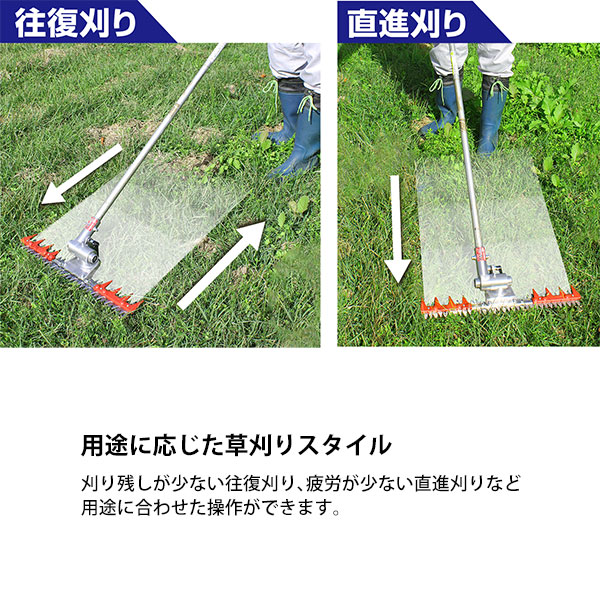 ニシガキ 刈払機 装着用 T型バリカン 500 N-855の通販はau PAY