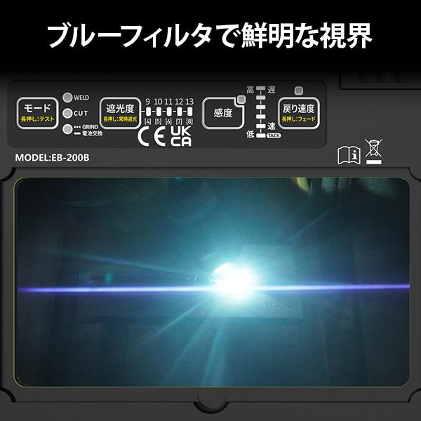 スズキッド 液晶式自動遮光面 アイボーグβ(ベータ) EB-200B_1