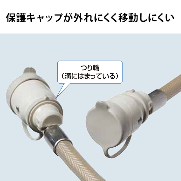 光陽産業 ガスコード 2m QC501-7-2 都市ガス・プロパン兼用 多重