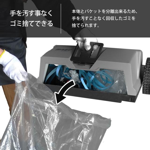 ミナト 充電式スイーパー ロードスイーパー RSW-550E＋4.0Ahバッテリー