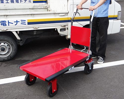 油圧リフター付き運搬台車 SP200W ワイド仕様加工済み (積載200Kg)_2
